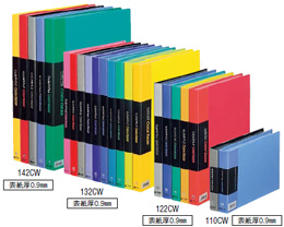 クリアーファイルカラーベースW　10冊